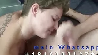 schwanzgeile german milf in Aktion