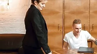 TUTOR4K. Prankster hides tutor’s glasses and nicely fucks her