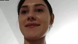 Sexy Brunette Slut on Webcam