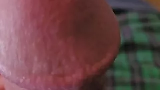 Super Nahaufnahme von meinem Schwanz beim Aufwachen