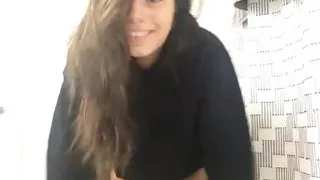 Makayla Stripping and Showing Sexy Body