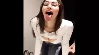 Gift Shop saleswoman Sucking