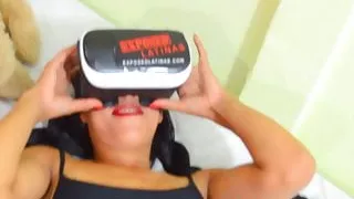 She thinks the VR game feels very real
