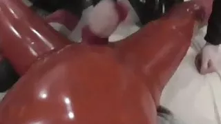 German housewife fucks outdoors on a farm