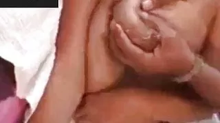 Extracting Wife's breast milk During Massage