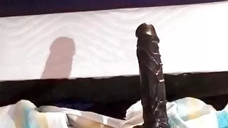 Her Asshole Prolapsed on Dildo