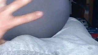 My horny neighbors with her fat ass