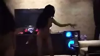 Muslim Randi does nude dance in front of Hindu masters
