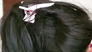 Sucking it with pure excitement