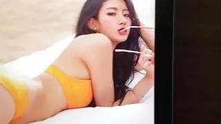 cum on japanese whore failed idol slut Rui big ass