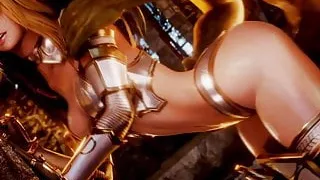 Hot Warrior Elf Princess Doggystyle