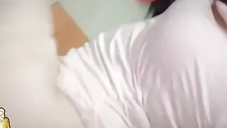 Big tits nurse dancing and blowjob