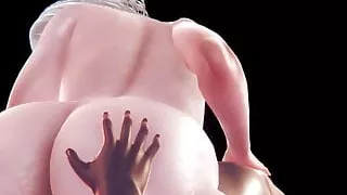 3d CG animation sex Big tits