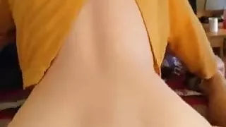 At home with student girl