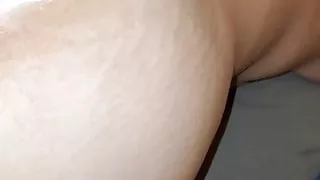 Fucking a big butt latina and Cumming on her ass