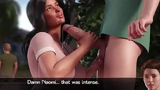 Treasure of Nadia - (PT 6) - Blowjob by the Library
