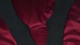 Latina double stocking tease