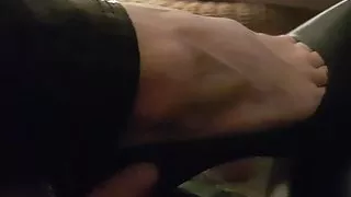 My woman & me Teasing in pvc leggings & heelz