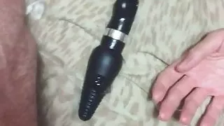 double shouting with painful anal brings bitch to orgasm