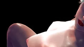 3d CG animation sex Big tits