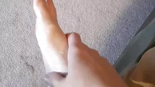 Füße, Selbstgedrehte Pornos, Schmerz, Reiben