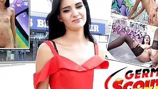 German Scout - Hot Tourist Girl Talked Into Public Sex In Berlin