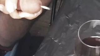 Cumming in a wine glass part 3 (LoadsMalone)