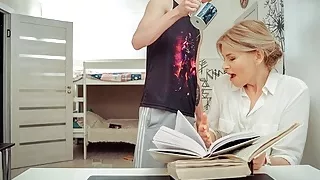 TUTOR4K. Cunning disciple uses tea to seduce and fuck