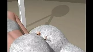 Having fun at the gym