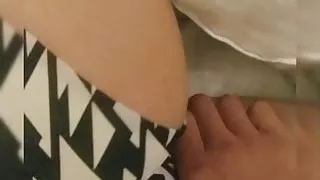 Taking handjob from Indian girlfriend