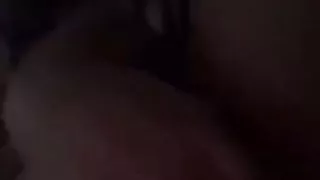 Muslim lady plays with pussy on app over white cock