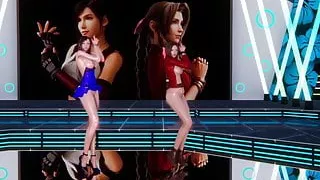 R18-MMD GIRLS DAY - SOMETHING Tifa Aerith EroticDance