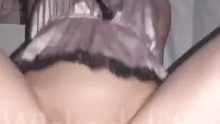 W1cked Kitty dildos herself quietly