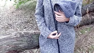 step mom wanted to take a selfie in the park