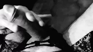 Erotischer Schwarz-Weiß-Schnitt