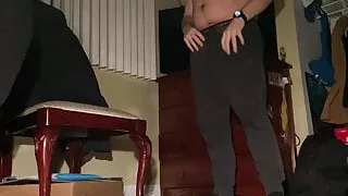 Milking my fat cock for cum