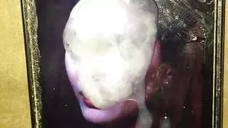 Sperma auf Elizabeth Olsen alias Scarlet Witch Sexy Face