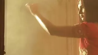 Sexy Belly Dancing Erotic Babe While Arousing Alone