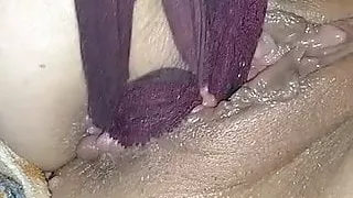 Panties in her ass and pussy pt. 1