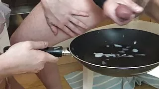 Sperm Fried Egg Handjob!