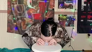 GothBunny Eagerly And Happily Giving You Sloppy Head