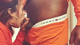 Soft To Hard Blowjob! (oral creampie)