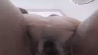 my filipina granny girlfriend  gets very wet and horny with her eggplant dildo