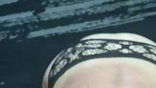 Latinaslut11 being whipped while facefucking