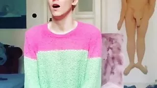 Twink ist immer hungrig nach rohem Schwanz