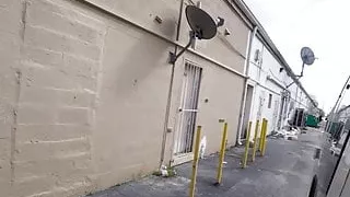 Busty redhead picked up and fucked in bus