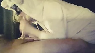 Trick sexy chick into a blowjob