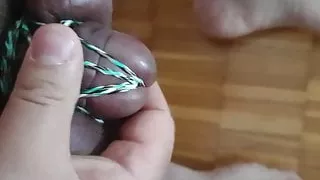 punishing my small bound cock torturing my balls no cum