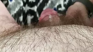 Dirty slut wife sucking the cum from my little cock