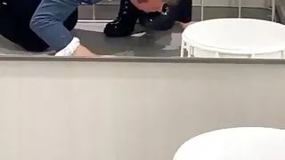 Femdom with black boots